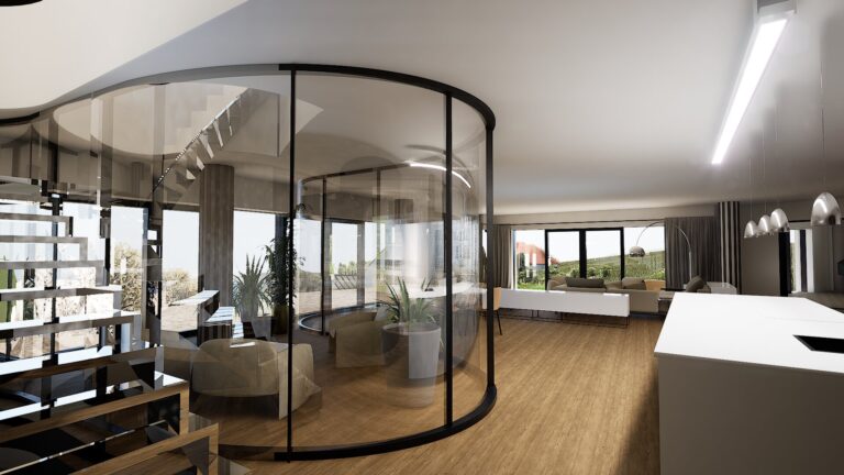 Virtuální realita interiéru stavby